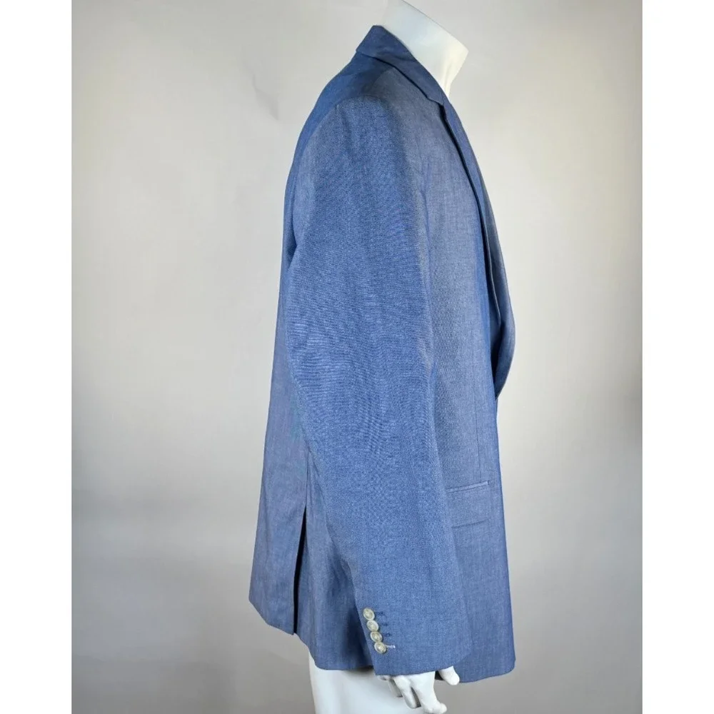 Southern Pines 2-Button Blazer Mnes XXL‎ NWT Lined Double-Vented Cotton Blue